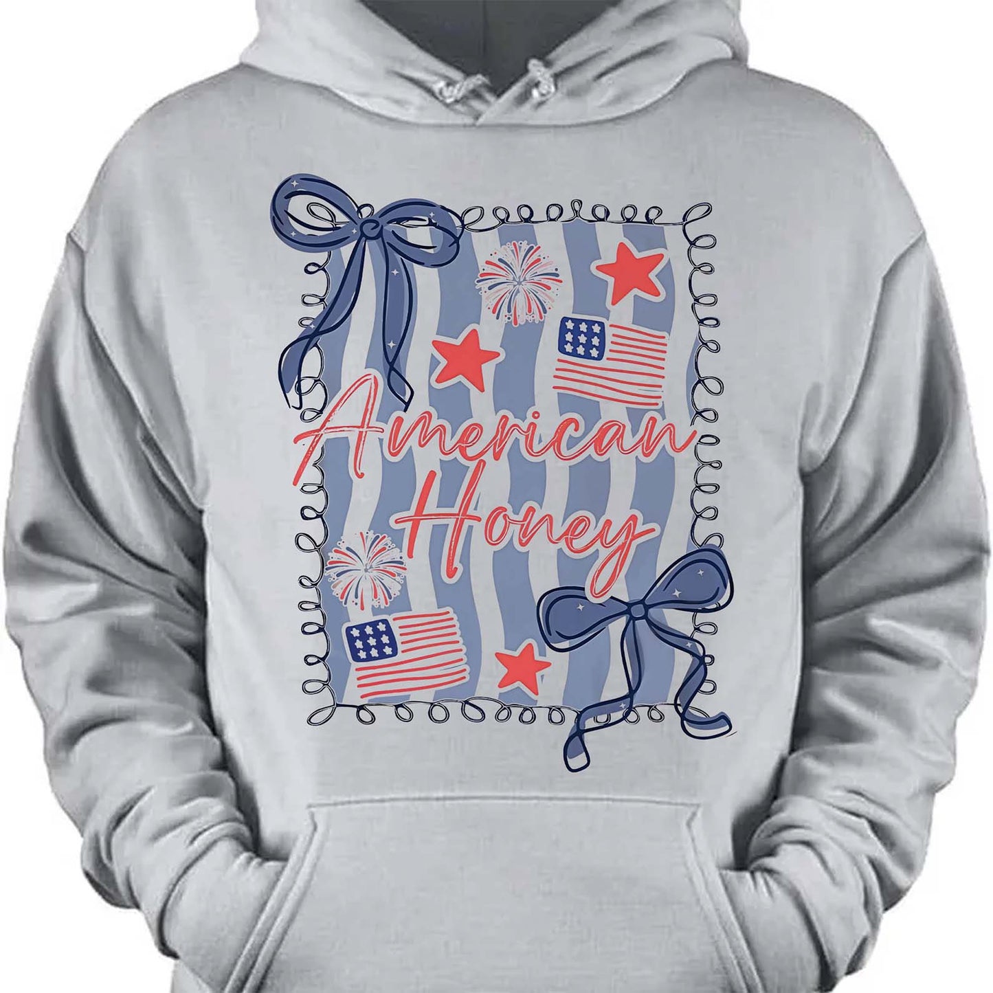 American Honey Coquette Shirt | Preppy 4th Of July T-Shirt | Vintage USA Shirt | Land Of The Free Tee | Independence Day Shirt 682472