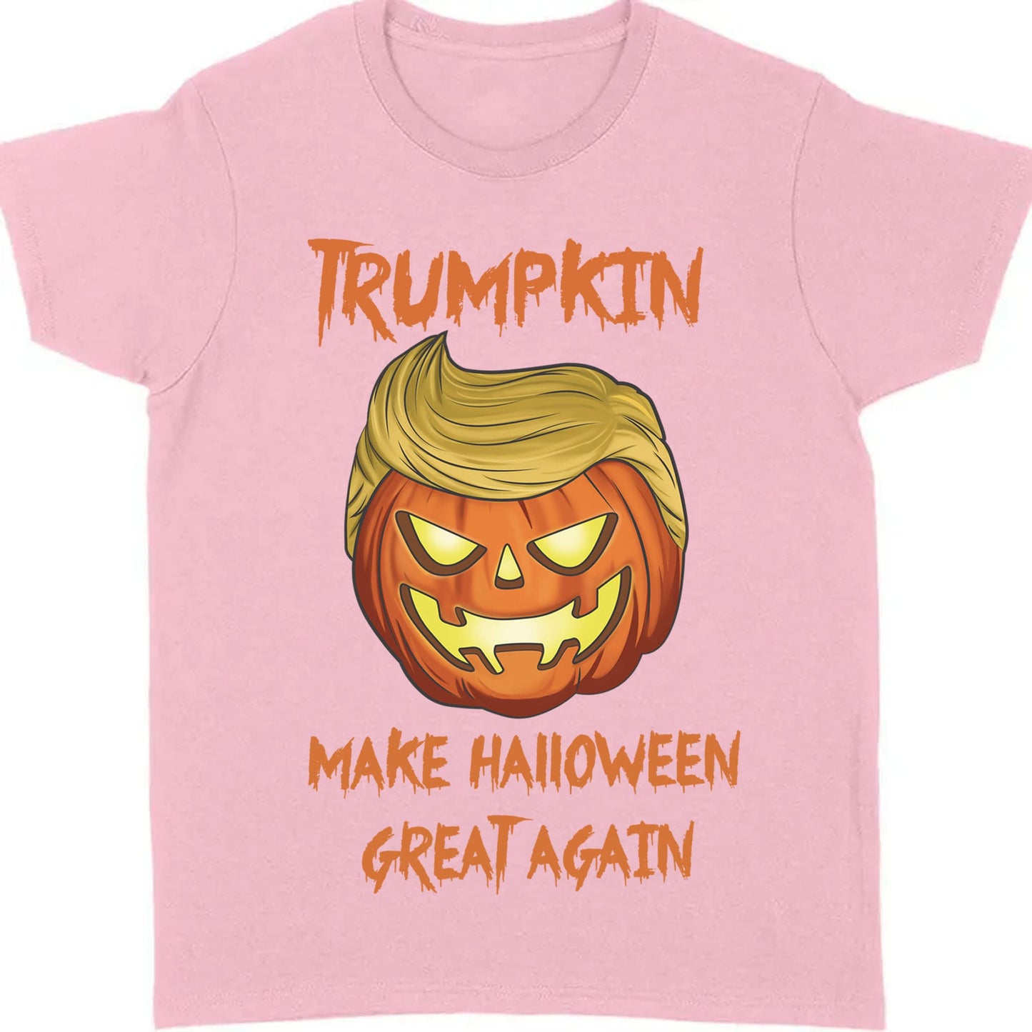 Make Halloween Great Again | Halloween Trumpkin Shirt | Republican Halloween Bright Shirt T1227 - GOP