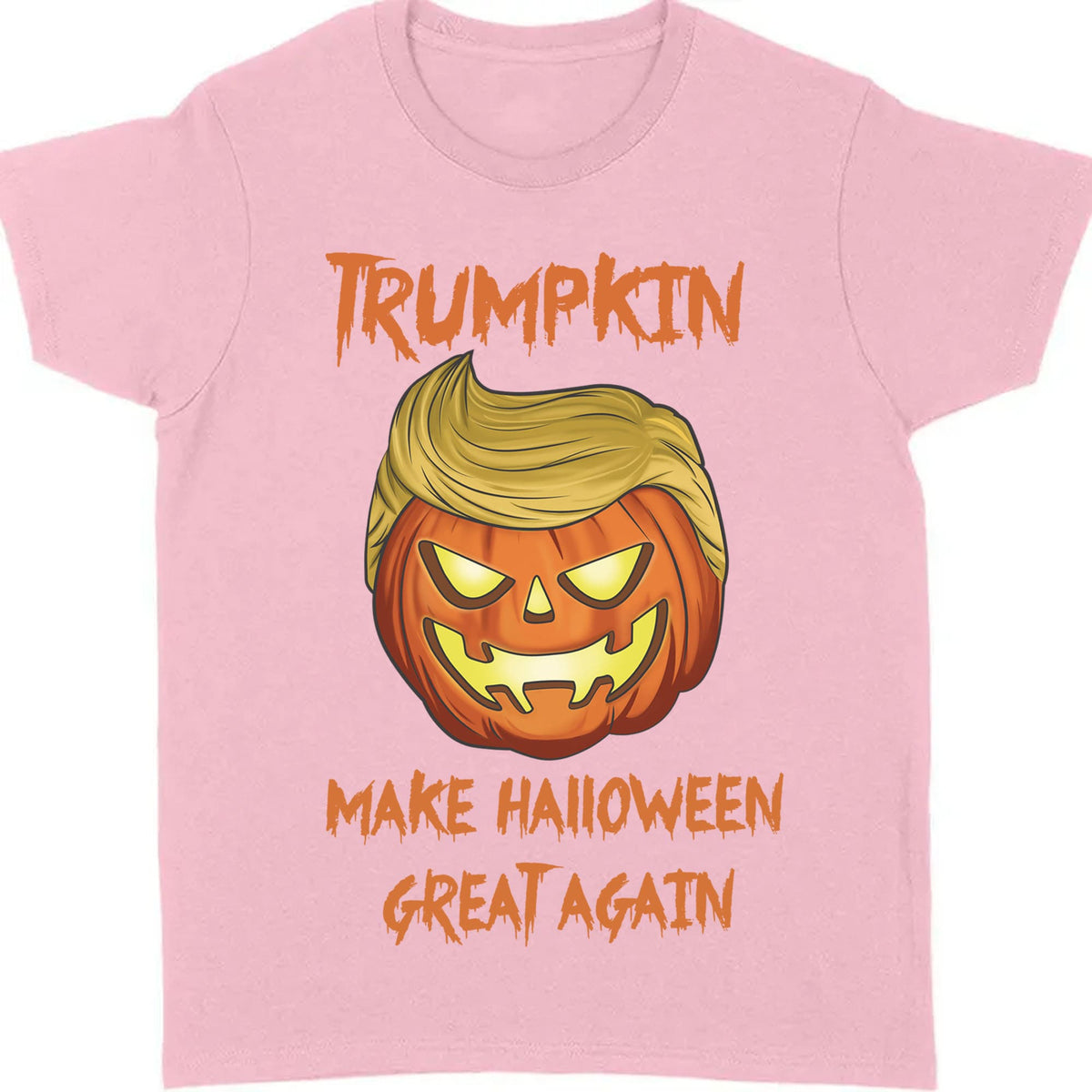 Make Halloween Great Again | Halloween Trumpkin Shirt | Republican Halloween Bright Shirt T1227 - GOP