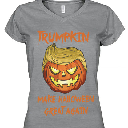 Make Halloween Great Again | Halloween Trumpkin Shirt | Republican Halloween Bright Shirt T1227 - GOP