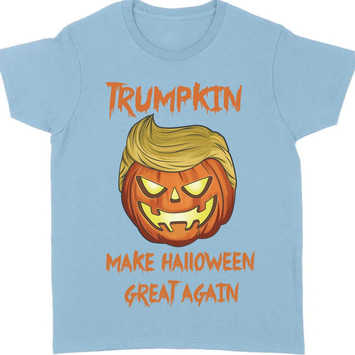 Make Halloween Great Again | Halloween Trumpkin Shirt | Republican Halloween Bright Shirt T1227 - GOP