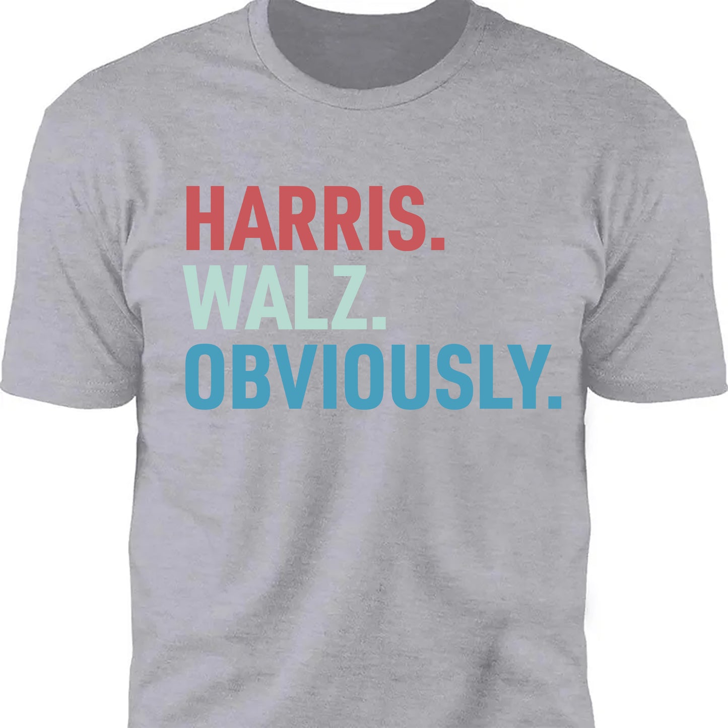 Harris Walz Obviously Shirt | Kamala Harris 2024 Shirt | Democrat Shirt Dark T1585 - KH2