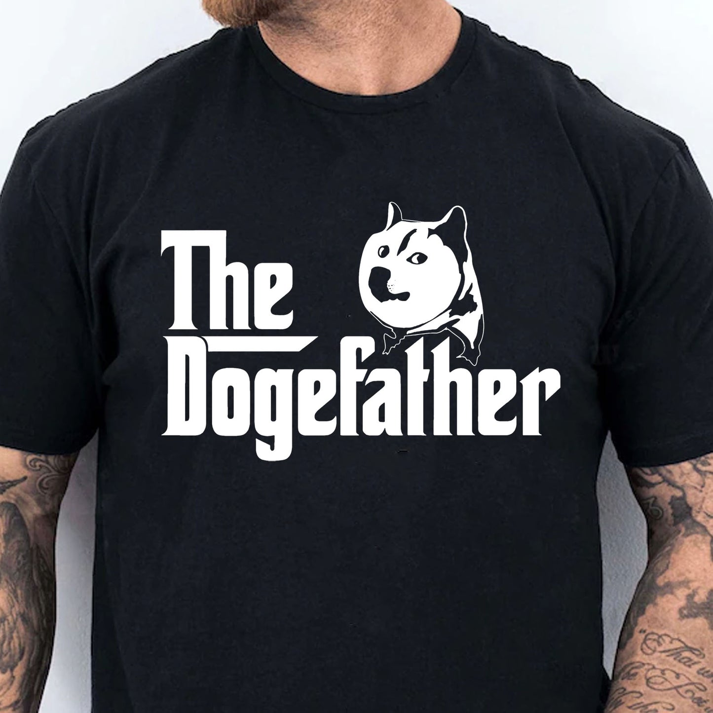 The Dogefather Shirt, Funny Tee Shirt, Doge Department Elon Musk Meme Dark Shirt 682075 - GOP