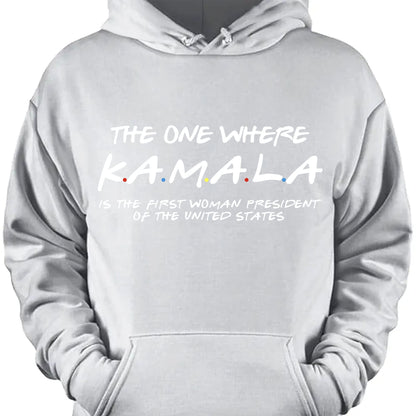 Kamala The First Women President Shirt | Kamala Harris 2024 Shirt | Democrat Shirt Dark T1527 - KH2