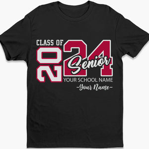 Class Of 2024 Personalized Custom Graduation Shirt C636