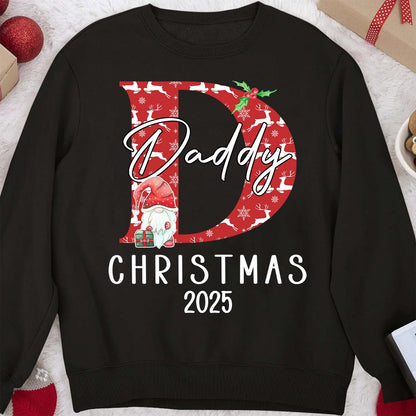 Monogrammed Family Christmas Shirt, Personalized Custom Family Sweatshirt C836