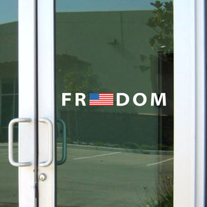 Freedom Charlie Kirk Decal | Justice For Charlie Kirk Car Decal | Prayers Up for Charlie Sticker 683107