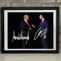 Charlie Kirk Autographed Signed Picture Frame | Donald Trump Free Speech Signature Frame | Political Picture Frame 682868