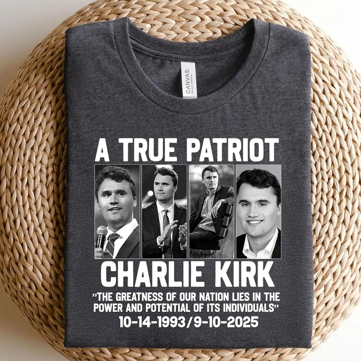 True Patriot Charlie Kirk Tee Shirt, Republican Shirt, Patriotic American Shirt, RIP Charlie Kirk, Political Shirt 682823