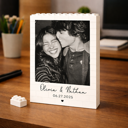 Custom Photo Building Brick Blocks For Couples | Valentines Day Gift | Personalized Anniversary Gift 684207