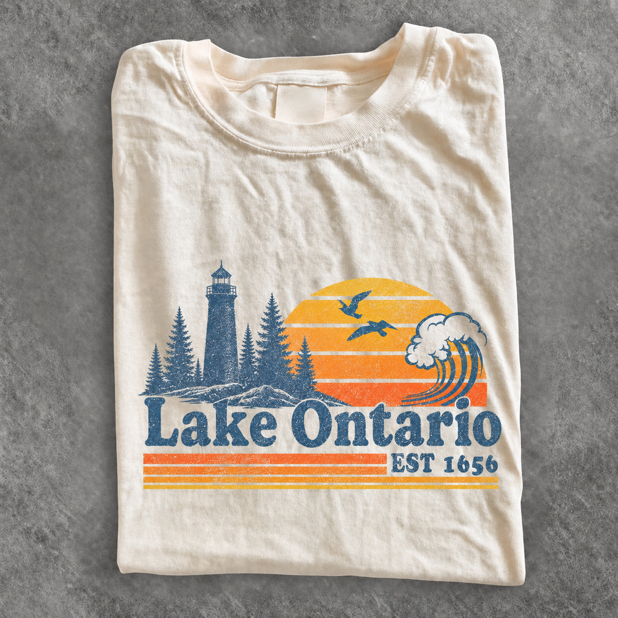 Vintage Lake Ontario Shirt, Retro Canada Travel Tee, Quiet Activism Bright Shirt, Lake Lover Gift 686114 WFD