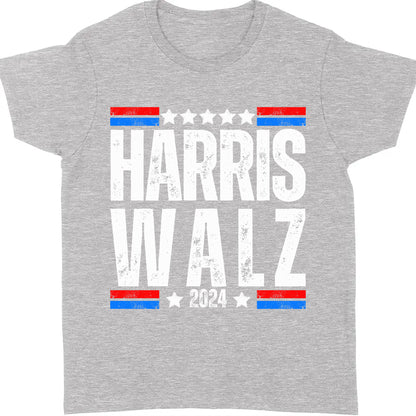 Harris Walz 2024 Shirt | Kamala Harris 2024 Shirt | Tim Walz Shirt | Democrat Shirt Dark T1252 - KH2