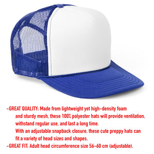 Custom Text Cap | Personalized Cap | Custom Message Cap | Custom Name Cap | Custom Trucker Cap Hat C1000