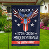 Personalized 250 Years Semiquincentennial Flag | Happy 250th Birthday USA Flag | America 250th Anniversary Flag | Patriotic 4th Of July House Flag Garden Flag 682575