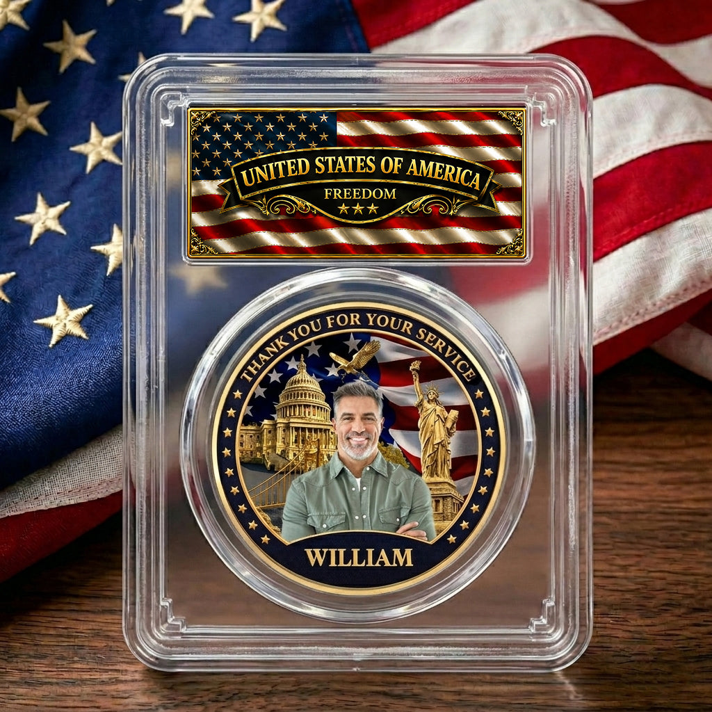 USA 250 Years Of Freedom Commemorative Coin | Patriotic Celebration 4th Of July Coin 684723