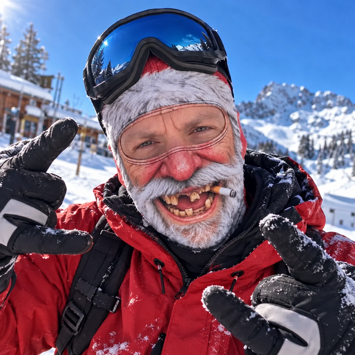 Custom Funny Balaclava Ski Mask, Smiley Face Winter Mask, Novelty Snowboard Skiing Gift 686542 WFD