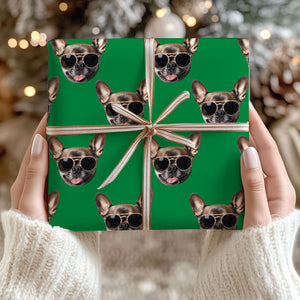 Personalised With ANY Face Wrapping Paper | Funny Heads Print, Unique Novelty Gift Wrap | Custom Christmas Gift Ideas for Friends, Family, Dog Lovers 681843