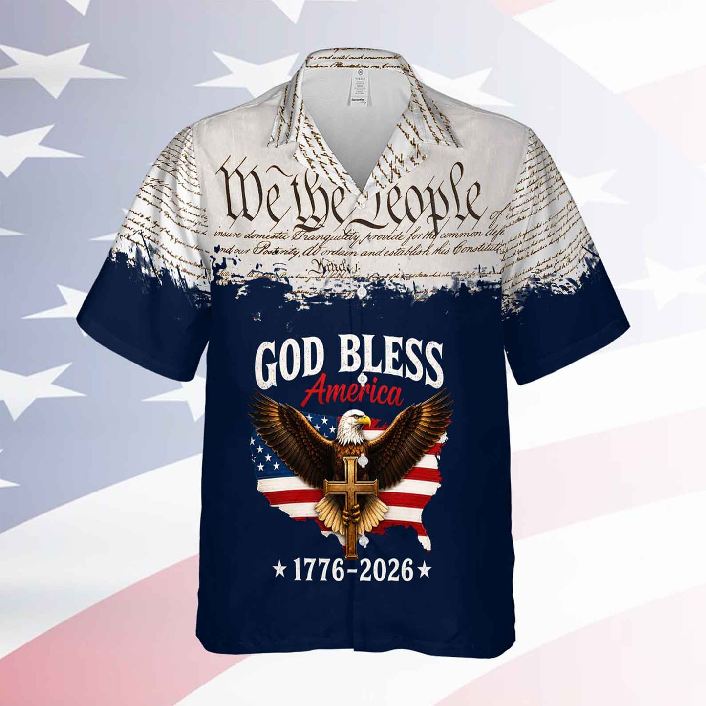 250 Years We The People Hawaiian Shirt, Patriotic Semiquincentennial 1776-2026 Shirt, 4th Of July AOP Hawaii Shirt 685132
