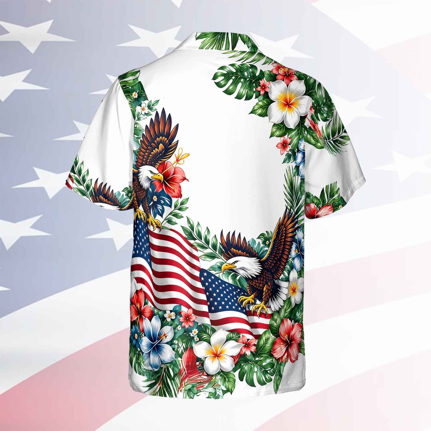 USA 250th Anniversary Hawaiian Shirt, Patriotic Eagle 4th Of July AOP Hawaii Shirt 685256