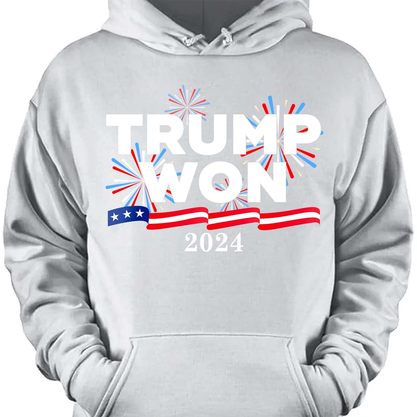 Trump Won Again Shirt, Trump 2024 Shirt, Republican Trump 47th President Shirt Dark T1720 - GOP