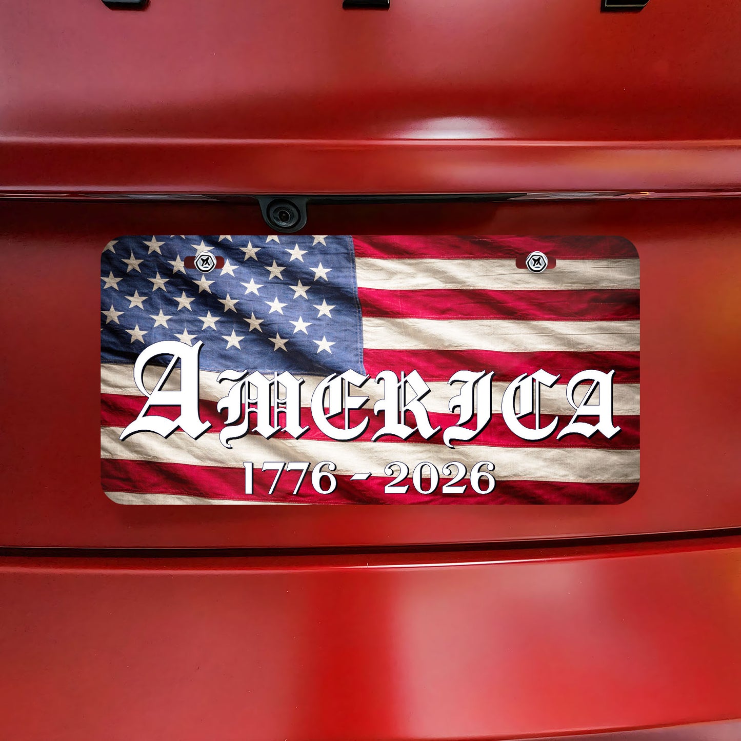 250 Years Anniversary License Plate | Patriotic America 1776 - 2026 License Plate 684143