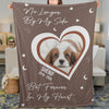 No Longer By My Side, Personalized Memorial Blanket, Memorial Custom Photo Blanket, Remembrance Gift- 681970