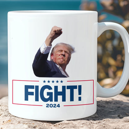 Trump Fight 2024 Mug | Trump Pennsylvania Rally | Trump Fight Mug T1112 - GOP