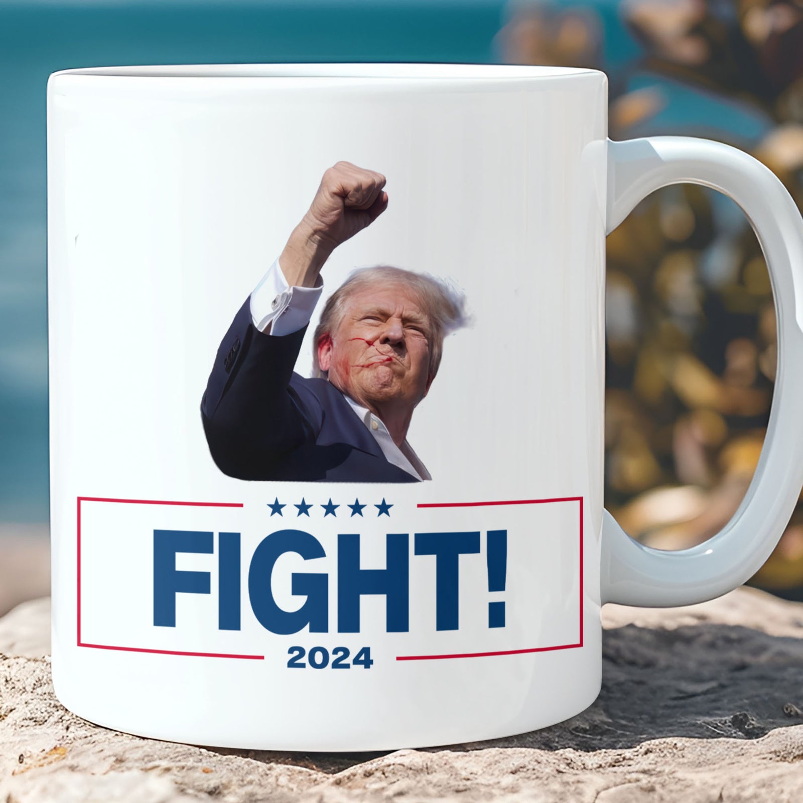 Trump Fight 2024 Mug | Trump Pennsylvania Rally | Trump Fight Mug T1112 - GOP