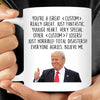 Funny Trump Custom Word Coffee Mug | President Donald Trump Themed Gag Gift | Gift from Wife Son Daughter C1266 - GOP