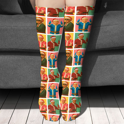 Funny Trump Socks | Vintage MAGA Patriotic Socks | Republican Political Gift for Men Women 683433 - GOP