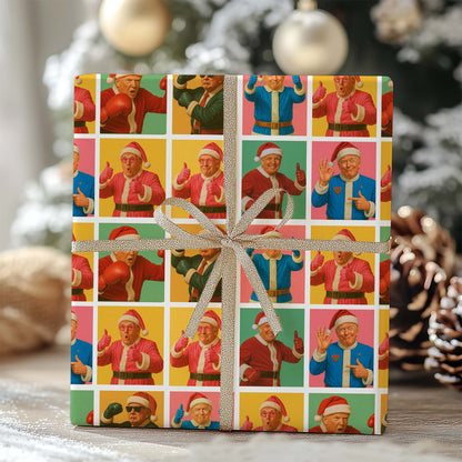 Funny Trump Vintage Wrapping Paper | MAGA Funny Republican Paper Gift for Men Women 683433 - GOP