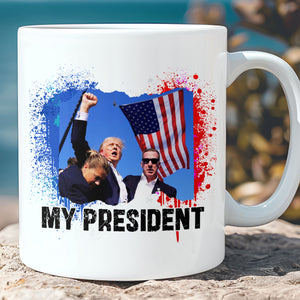 Trump My President | Trump Fight 2024 Mug | Trump Pennsylvania Rally | Trump Fight Mug T1113 - GOP