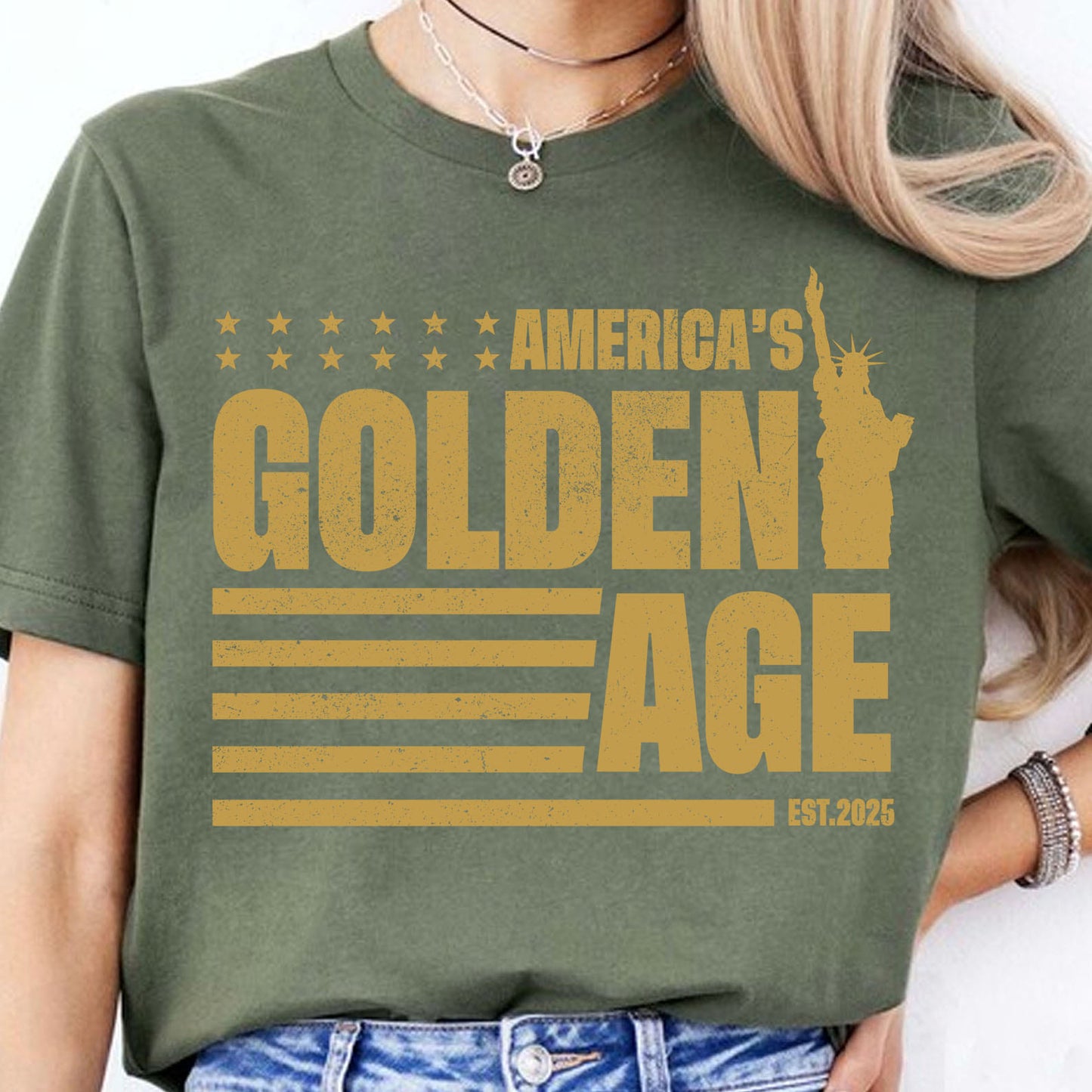 America's Golden Age Shirt, Patriotic Shirt, Donald Trump Shirt, American Dark Shirt 681989 - GOP