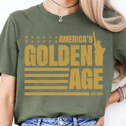 America's Golden Age Shirt, Patriotic Shirt, Donald Trump Shirt, American Dark Shirt 681989 - GOP