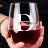 Personalized Monogram Beer Wine Glass |Custom Name Glass | Family Gift, Gift for Dad, Gift for Husband 684023