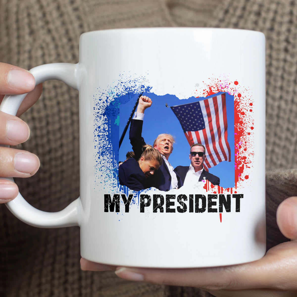 Trump My President | Trump Fight 2024 Mug | Trump Pennsylvania Rally | Trump Fight Mug T1113 - GOP