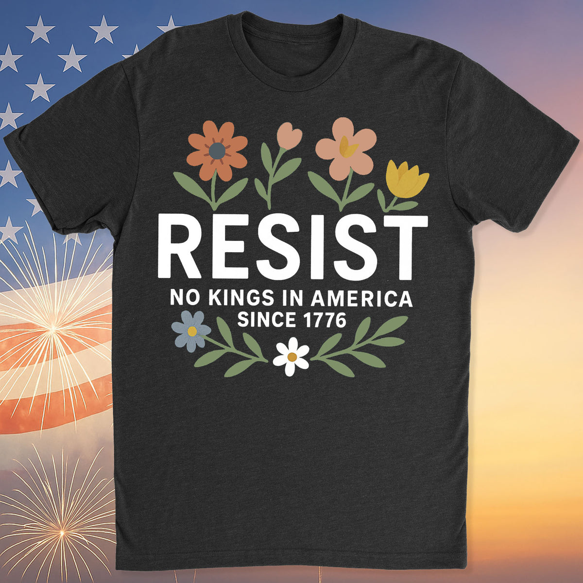 Resist No Kings In America Shirt | Since 1776 Shirt | Anti-Trump Shirt | Anti MAGA | Anti Authoritarian Tee 682462
