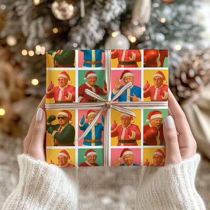 Funny Trump Vintage Wrapping Paper | MAGA Funny Republican Paper Gift for Men Women 683433 - GOP