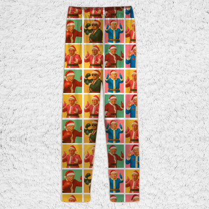 Funny Trump Vintage Pajamas | Trump All Over Print Pajamas Set | MAGA Christmas Pajamas Republican Gift for Men Women 683433 - GOP