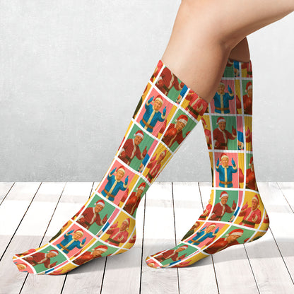 Funny Trump Socks | Vintage MAGA Patriotic Socks | Republican Political Gift for Men Women 683433 - GOP