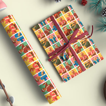 Funny Trump Vintage Wrapping Paper | MAGA Funny Republican Paper Gift for Men Women 683433 - GOP