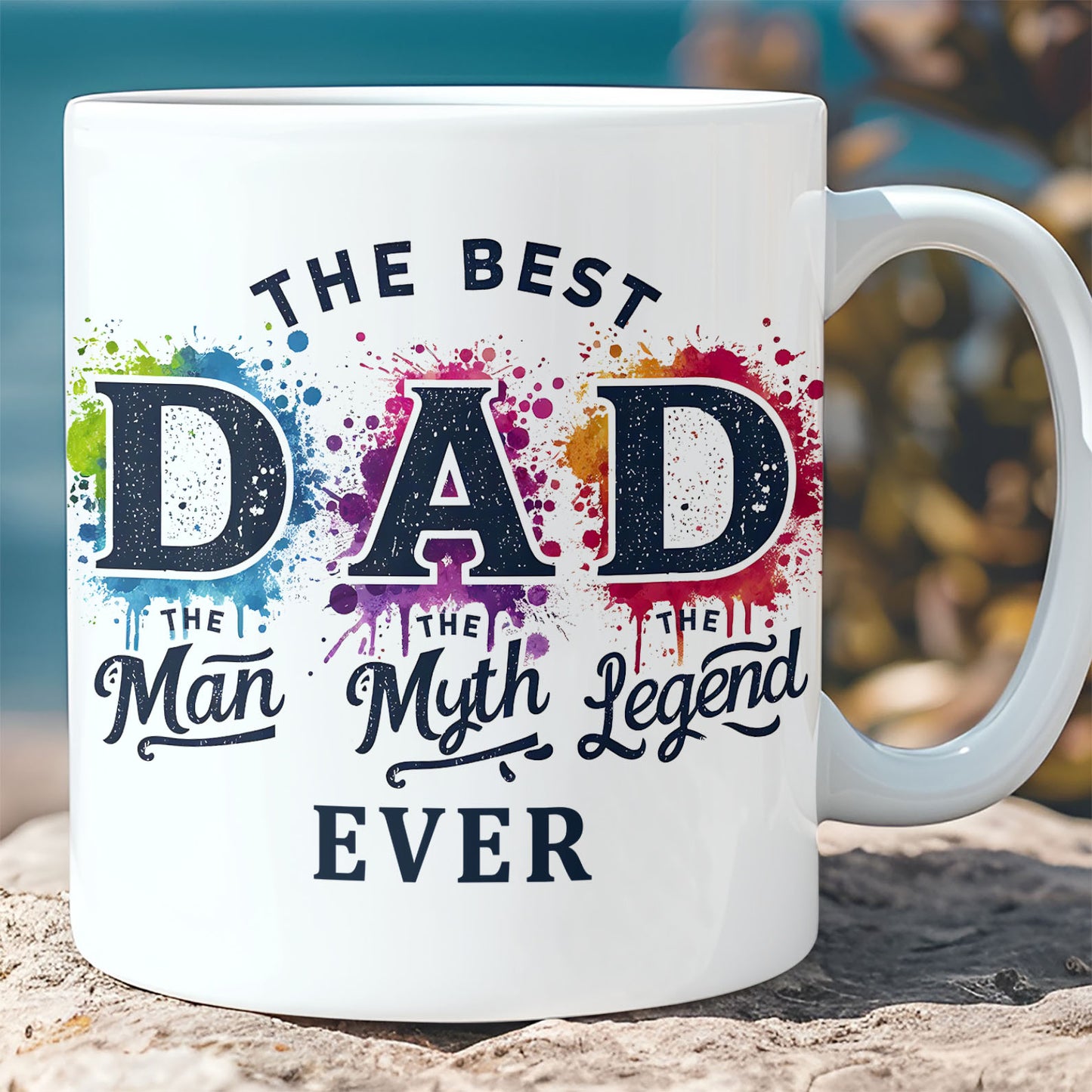 The Best Dad Ever Mug – The Man The Myth The Legend Coffee Mug | Father's Day Gift for Dad, Legend Dad Mug, Best Father Mug 682290