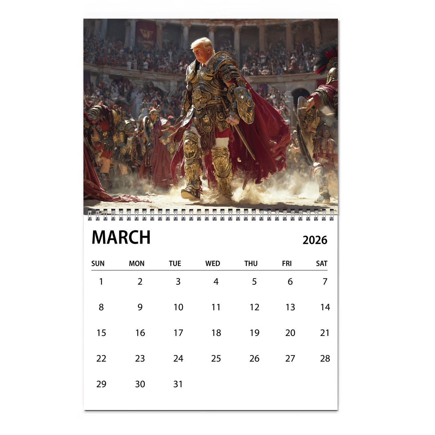 Cool Trump 2026 Wall Calendar | MAGA Calendar | Christmas Eve 2026 Gifts | Gift For Trump Supporters 683165 - GOP