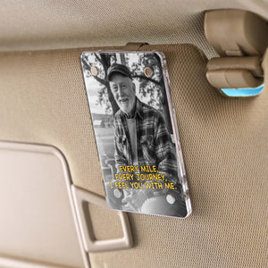 Custom Photo Car Visor Clip | Personalized Memorial Gift | Sympathy Gift for Loss | Remembrance Gift 683281