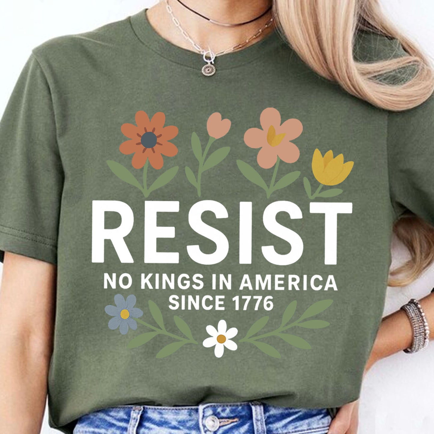 Resist No Kings In America Shirt | Since 1776 Shirt | Anti-Trump Shirt | Anti MAGA | Anti Authoritarian Tee 682462