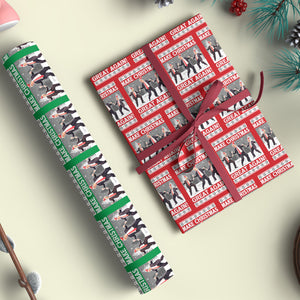 Make Christmas Great Again Wrapping Paper, Funny Trump Dancing, Trump 2024 Wrap, Republican Gift 681383 - GOP - WFD