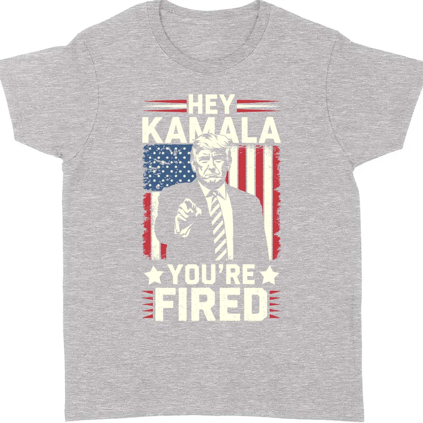 Kamala You're Fired , Trump Won, Funny Trump Election Shirt, Trump 47th President Shirt Dark T1738 - GOP