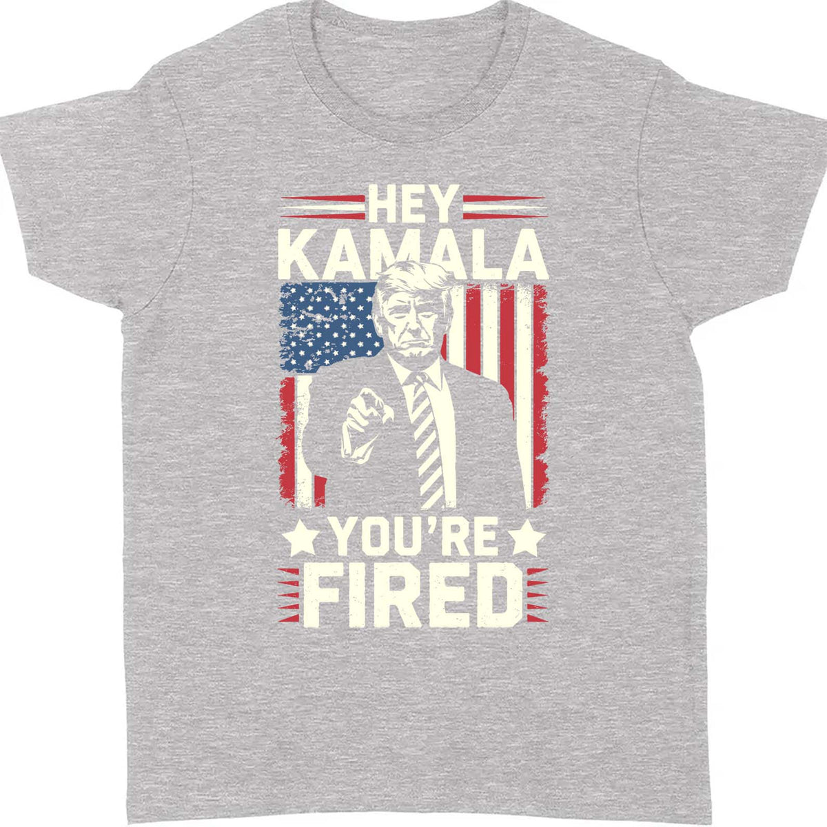 Kamala You're Fired , Trump Won, Funny Trump Election Shirt, Trump 47th President Shirt Dark T1738 - GOP