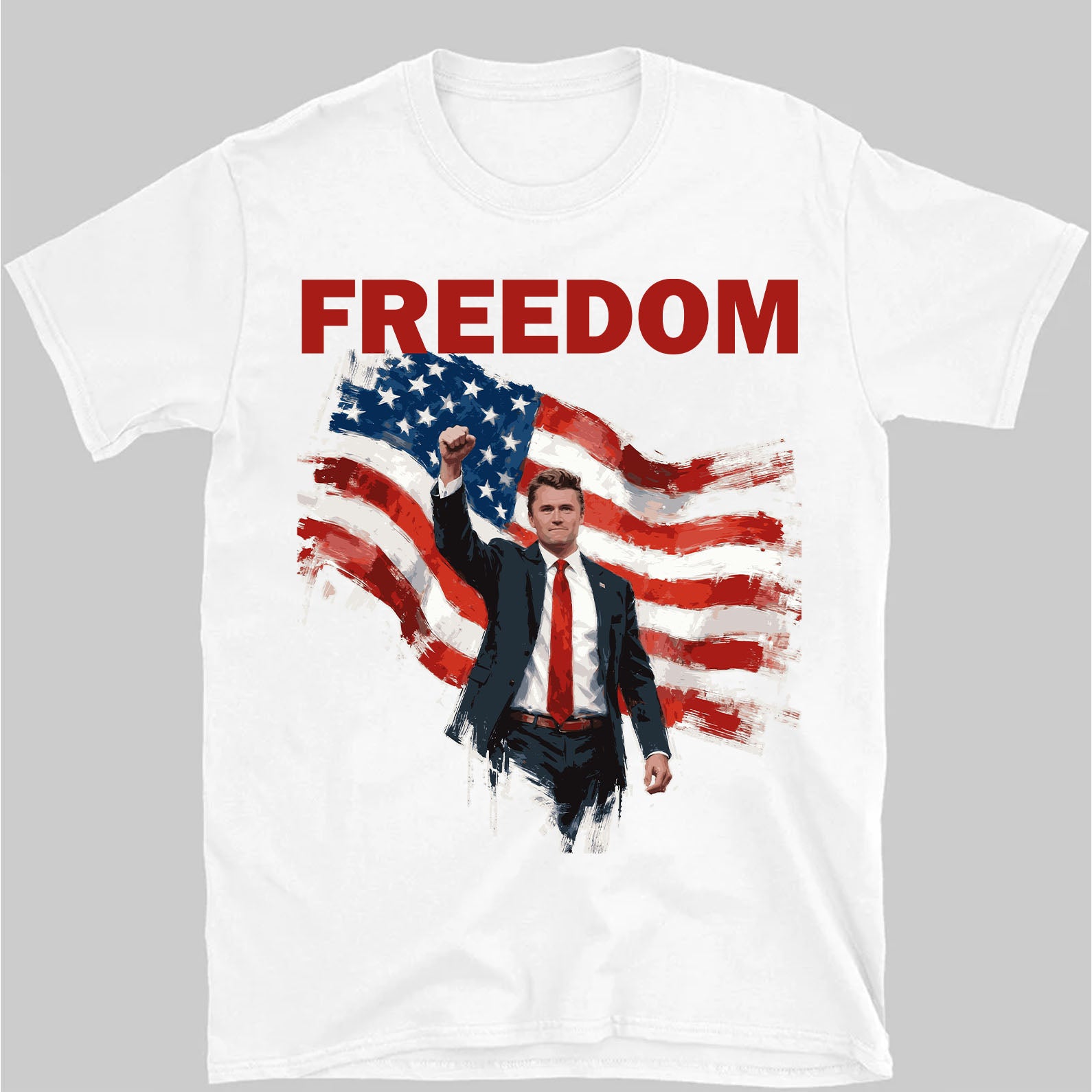 Freedom Charlie Kirk Shirt | Stand With Charlie Kirk | RIP Charlie Kirk Memorial Shirt 683019