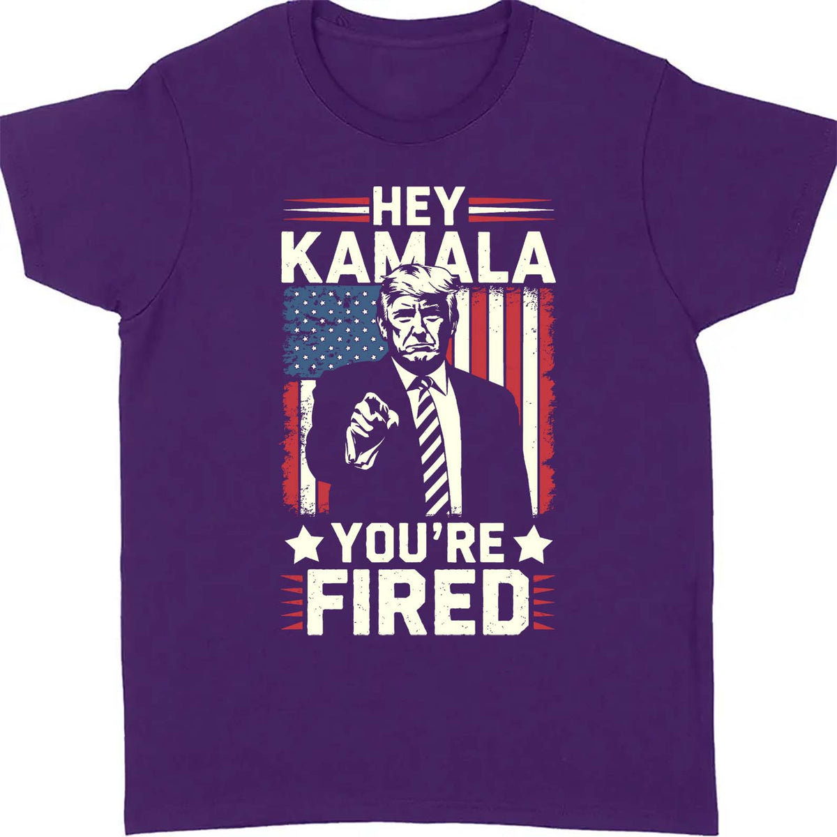 Kamala You're Fired , Trump Won, Funny Trump Election Shirt, Trump 47th President Shirt Dark T1738 - GOP